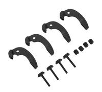 CLISPEED 4pcs Violin Fine Tuners Integrated Metal Clip Adjusters Dual String Pegs Replacement Parts for Violins Accurate Pitch Control Accessories