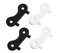 CLISPEED 4pcs Yacht Gas Cap Keys Boat Fuel Tank Wrenches Plastic Corrosion Resistant Deck Fill Plate Tools for Ships Caravans Rvs Trailers