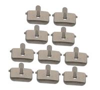 CLISPEED 5 Pairs Semi Metal Oil Disc Brake Pads Hydraulic Replacement for Mountain Bikes E Scooters Quiet Low Noise Efficient Stopping Power