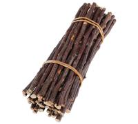 CLISPEED 50 Pieces Natural Birch Wood Sticks for Crafts DIY Twigs and Branches 20cm Brown Thin Wooden Rods for Home Decoration Wedding Floral Arrangements