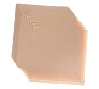 CLISPEED 500pcs Grease Proof Food Wrapper: Wax Paper Square Sheets Pre-Cut Bread Basket Liners for Sandwiches Lining Wire Hamburger Tray Picnic Bakery Cookies