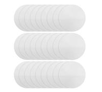 CLISPEED 500pcs Qualitative Round Laboratory Filter Paper Diameter Low Ash Content Fast Filtration Speed Cellulose Paper for Chemical Experiments and Particle Retention