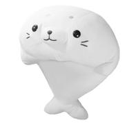 CLISPEED 50cm Plush Seal Stuffed Animal Soft Cartoon Throw Pillow Cute Furry Hugging for ’ Bedroom Decor and Birthday