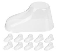 CLISPEED 50pairs Plastic Shoe Form Inserts for Booties Months Boy Girl Shoes Display Stands for Prewalker