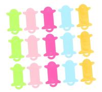 CLISPEED 50pcs Colorful Plastic Yarn Holders Thread Winding Boards for Efficient Yarn Management Knitting Crochet DIY Craft Tools Small Bobbins for Organized Dispensing