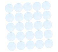 CLISPEED 50pcs Double Round Shell Slices for DIY Crafts Authentic Oyster Shell Pendants for Wind Chime Decor for Jewelry Making and Home Aesthetic