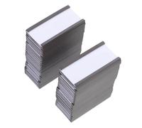 CLISPEED 50pcs Magnetic Display Clips for Price Cards Clamp, Strong and Stable Synthetic Material Label Holders, for Industrial Use and Market Price Display, Black