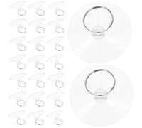 CLISPEED 50pcs Plastic Pet Hammock Suction Cups for Small Pets and Reptiles Sturdy Fixing Solution and Hammock for Window or Kitchen Use