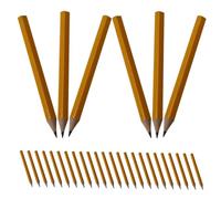 CLISPEED 50Pcs Small Wooden Pencils Portable Hexagonal Short Writing and Drawing Pencils for Students Art Beginners Smooth Sketching Pocket