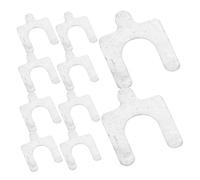CLISPEED 50pcs U-shaped Wheel Alignment Shims Kit for Car Angle Adjustment Easy-install Auto Body Shims for Toe Alignment Compatible with Various Vehicle Models Enhances Stability and