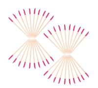 CLISPEED 50pcs Wooden Nail Sanding Sticks Dual-Ended Detailing Tools for Manicure and Pedicure Compact and Disposable Wood Nail Files for DIY Care and Salon Use
