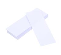 CLISPEED 50sets Self Adhesive Clear Card Sleeves Transparent Label Holders for Organizing Index Cards Storage Bins Files Adhesive Pouches