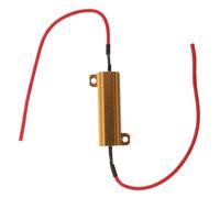 CLISPEED 50w LED Load Resistor with 6 Ohm Aluminum Shell, Ensures Reliability and Prevents Error Codes for Turn Signal Decoding in Car LED Lights