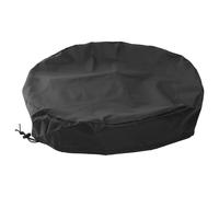 CLISPEED 55 Gallon Drum Lid Waterproof Cover Oxford Fabric Dust-Proof Grey Snug Fit Drawstring 65Cm X 10Cm X 2Cm Suitable for Rain Barrel Outdoor Random Color
