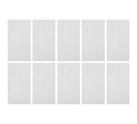 CLISPEED 560pcs Jewelry Price Tags with String, Small Blank Store Pricing Labels for Necklaces, Bracelets, and Retail Display, White Hanging Tags for Boutique and Yard Use