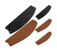 CLISPEED 5pcs 40-inch Ceiling Fan Blade Replacement Kit Plastic Fan Blades Set 2 Sand Black Substitutes Home Cooling