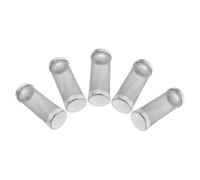 CLISPEED 5pcs Aquarium Filter Intake Cover Screen, Fish Intake Protector, Stainless Steel Mesh Net, 16mm, Silver, Blocks Debris, for Fish Tank and Aquatic Environments