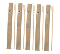 CLISPEED 5pcs Bamboo Bird Call Whistle Flute Bird Flute Caller for Beginners Outdoor Activities Music Instrument