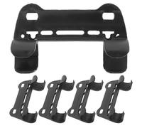 CLISPEED 5Pcs Bike Pump Retaining Bracket Durable Fixing Clip for Cycling Lightweight Pump Holder Fit for Bicycles Installation Black