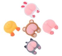 CLISPEED 5pcs Cartoon Magnetic Cover Holders for Diamond Drawing, Silicone Magnet Fixators with Long Serving Life and Multi-Functional Design, for Embroidery and Cross-Stitch Random Style