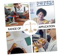 CLISPEED 5pcs DIY Science Experiment Kit for Portable Stem Balance Scale Model with Complete Materials Educational Math Balance for Early Learning Problem Solving and Collaborative Science