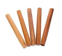 CLISPEED 5pcs Hardwood Replacement Handles for Garden Tools Ergonomic Comfortable Grip Wood Construction for Stalk Cutting and Weeding Tasks