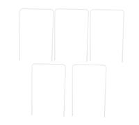 CLISPEED 5pcs Metal Croquet Wickets Durable Hoops for Outdoor Family Lawn Games Portable Design for Easy Suitable for All Skill Levels