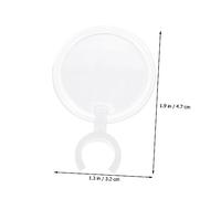 CLISPEED 5Pcs Penholder Magnifying Lens for Diamond Art Painting Compact Lightweight DIY Rhinestone Painting Supply Detail Magnifier for Embroidery and Reading for Hobbyists and Beauticians