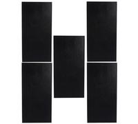 CLISPEED 5pcs Plastic Beehive Foundation Sheets Black Honeycomb Base Suitable for Furniture Polish and Beekeeping