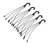 CLISPEED 5pcs Plastic Flower Pot Hook Hanging Basket Holder for Balconies