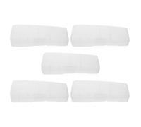 CLISPEED 5Pcs Portable Travel Manual Case for Men - Small Plastic Safety Holder Organizer Box for Shaving Accessories and Travel Packing