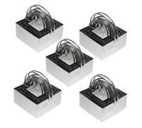 CLISPEED 5pcs Stainless Steel Cookie Molds Baking Dough Cutters Fluted Pastry Biscuit Fondant Cutters for Muffins Cakes Baking Supplies