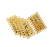 CLISPEED 5pcs Tai Sui Gold Amulet Cards for Snake Year Feng Shui Protection and Prosperity Small Traditional Chinese Blessing Cards for Luck and Wealth Elegant Cultural Decor for Purses and