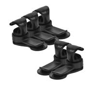 CLISPEED 5pcs Water Bag Fixing Buckle Backpack Water Pipe Bonding Clip Tube Clamp Magnetic Hydration Hose Clip Hydration Tube Holder Magnetic Hose Clamp Black