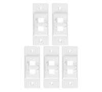 CLISPEED 5pcs White Abs Light Switch Cover Protection Guards for Home and Room, Safety Switch Protector to Prevent Touching, Suitable for ’ Rooms