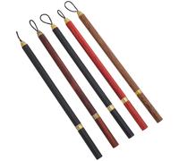 CLISPEED 5pcs Wooden Infinity Pencils Set - Inkless Reusable Mechanical Pencils with Red Sandalwood, Wenge, Black Tech Wood, Red Tech Wood, and Ebony for Drawing, Writing, and Office Use