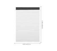 CLISPEED 6 Books Portable Notebook Tear-off Note Pad 25 Sheets Per Notepad A5 Size Smooth Writing Fashionable Appearance Simple Design for Work and Diary Use