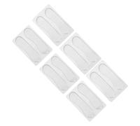 CLISPEED 6 Pairs Transparent Silicone Heel Protectors Soft Reusable Heel Cushions for Women Comfortable Anti-wear Prevent Friction and Blisters