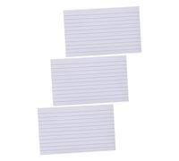 CLISPEED 600pcs Double-Sided Ruled Index Cards Smudge-Resistant Note Cards for School Office Study Lined Flashcards with Clear Horizontal Lines for Organized Learning Reference