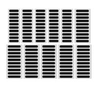 CLISPEED 60pcs Black Polyester Phone Speaker Mesh Cover for Mobile Phone Speaker Dustproof Net Hole Design That Does Not Affect Sound Quality