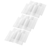 CLISPEED 60pcs Clear Plastic Book Protector Sleeves for Notebooks Loose Leaf Binder Covers Tear-Resistant Transparent Exercise Book Covers for Memo Diary Scrapbook Protection