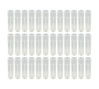 CLISPEED 60pcs DIY Lip Balm Tubes Refillable Lipstick Containers Small and Light Lip Gloss Tubes No Odor Portable for Travel and Easy to Put in Cosmetic Bag