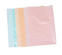 CLISPEED 60pcs Pearlescent Floral Wrapping Paper Thickened Hand Crimped Tissue for Bouquets and Cake Liners Flexible and Shimmering Packaging for Weddings Birthdays DIY Crafts in Pink