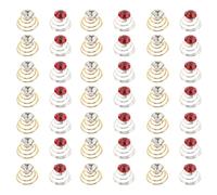 CLISPEED 60pcs Rhinestone Bridal Hairpins Spiral Hair Clips for Wedding and Special Occasions, Iron Material Hair Accessories Strong Hold and Elegant Design in Assorted Colours Random Color