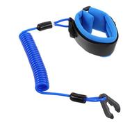 CLISPEED 6m Blue Outboard Motor Kill Switch Lanyard Safety Wrist Strap Heavy Duty Emergency Engine Stop Marine Tether for Boat and