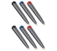 CLISPEED 6pcs Battery-free Stylus Pen for Smartboard and Optical Touch Screens with Felt Tips and Compact Build, Precise Control Whiteboard Pens for Presentations and Classrooms