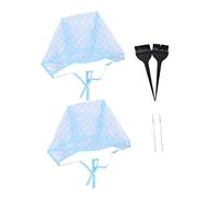 CLISPEED 6PCS Disposable Hair Highlight Kit with Coloring Brushes and Hook for DIY Hair Dyeing and Highlights Suitable for Beginners and Professionals Includes and Black Brushes for Home
