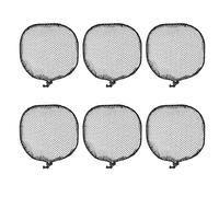 CLISPEED 6pcs Elastic Wig Net Caps Black Breathable Mesh Wig Caps Made of Elastic Silk High Elasticity for Making and Hairdressing Accessories