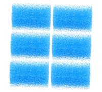 CLISPEED 6pcs High-density Aquarium Sponge Filter Pads Biochemical Media for Fish Tank Pre-filter Replacement for Clear Water and Healthy Ecosystem Maintenance