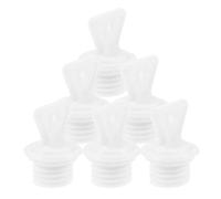 CLISPEED 6pcs Hot Water Bag Replacement Stopper Rubber Leakproof Water Plug 22.5mm 0.88 Inch White Dining Rooms and Kitchens